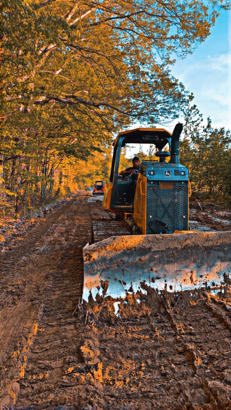 Hoosier Dirt Guy in Trafalgar Indiana Lot Clearing